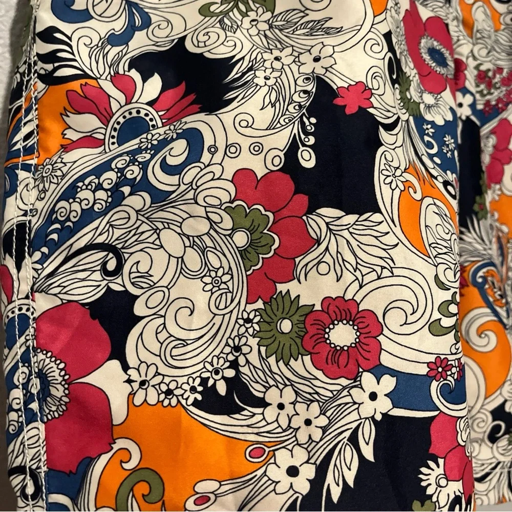 Tommy Hilfiger Multi-Color Floral Paisley Swim Boardshorts Trunks Size Large